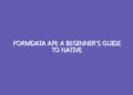 FormData API: A Beginner’s Guide to Native Validation FormData API: A Beginner’s Guide to Native Validation