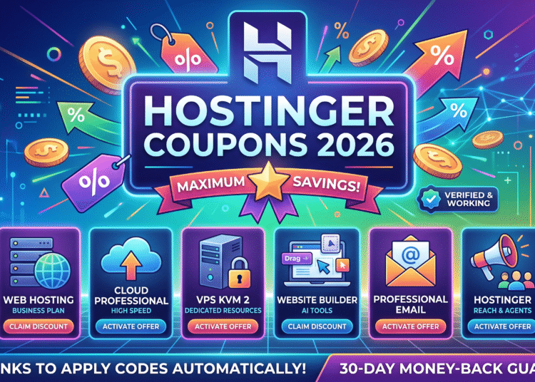 100% Working Hostinger Discount Coupons & Promo Codes (2026) 100% Working Hostinger Discount Coupons & Promo Codes